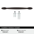 thumbnail image 3 of Amerock Intertwine 6-5/16 inch Center-to-Center Oil-Rubbed Bronze Cabinet or Furniture Pull, 10 Pack, 3 of 4