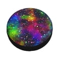 thumbnail image 3 of Gaeub Bright Universe 14-17in Tire Cover, Spare Tire Cover, for Camper Caravan, Trailer, Car, Truck, SUV, Jeep - 17 inch, 3 of 9