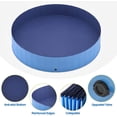 thumbnail image 5 of Niubya Foldable Dog Swimming Pool, Collapsible Hard Plastic, Portable Bath Tub for Pets Dogs and Cats, Pet Wading Pool for Indoor and Outdoor, 79x 12 Inches, 5 of 7
