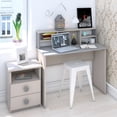 thumbnail image 1 of Escritorio KIDS PLAYCON Organizador Superior Cubierta Resistente a Rallones Tablero Laminado Texturizado Lino Luna, 1 of 9