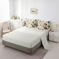 thumbnail image 5 of Homewish Floral Butterflies Bedding Comforter Set 7pcs for Teens Boys Girls,Chic Flowers Queen Bedding Sets Super Cozy,Retro Vintage Queen Sheet Sets,Ultra Soft Home Decor,Reversible, 5 of 8