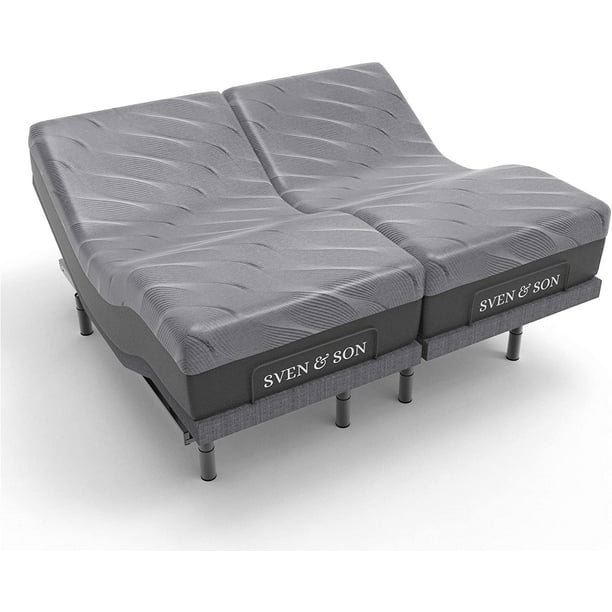 Sven Son Split King Adjustable Bed, Electric Adjustable Bed Base King