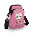 thumbnail image 3 of HELLHERO Cat Pattern Messenger Bag, Polyester Adjustable Shoulder Strap for Adult, 3 of 6