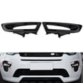 thumbnail image 2 of 1Pcs Gloss Black Car Front Bumper Fog Light Cover Decoration Trim For Land-Rover For Discovery Sport 2015-2018, 2 of 7