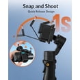 thumbnail image 4 of 3 Axis Gimbal Stabilizer for Gopro Hero 13/12/11/10/9, Handheld Stabilizer for Gopro for Video Recording, IPX4 Waterproof, Bluetooth Control, Compatible with Osmo Camera, Insta360, hohem iSteady Pro4, 4 of 5