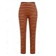 thumbnail image 4 of Tallas grandes Halloween calabaza cara impresión pijamas a rayas conjunto Rosegal  Pijamas y Batas Tallas Grandes, 4 of 5