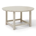 thumbnail image 4 of WestinTrends Malibu Kids 5-Piece HDPE Outdoor Patio Round Dining Table and Chairs Set, Sand, 4 of 15
