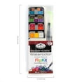 thumbnail image 5 of Royal & Langnickel Essentials - Watercolor Artist Flip Kit with Aqua-Flo Brush Pen 19 Piece, 5 of 8