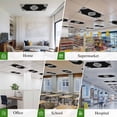 thumbnail image 6 of Baroque Black Magnetic Fluorescent Light Covers for Ceiling Lights 2 x 4 Feet, Vintage Damask Classic Floral Office Classroom Kitchen Drop Ceiling Light Covers Lighting Filters Shade Panel 4 Packs, 6 of 9