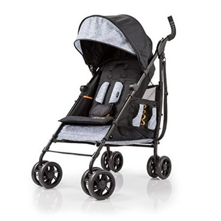 Summer Infant 3Dtote Convenience Stroller Black with Orange