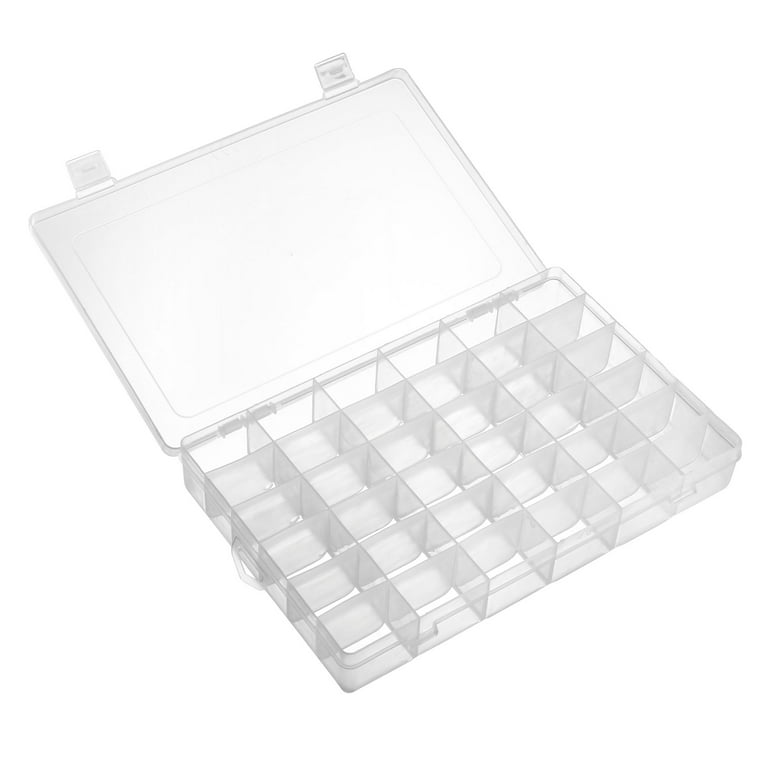 6x Box Sweden Crystal 18.5x13.5cm Small Storage Container Bathroom  Organiser