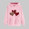 thumbnail image 2 of Fjofpr Valentine Clothes Women Hoodies for Women Trendy Women's Print Winter Hoodie Pullover Tops Long Sleeved Comfortable Sweatshirt, 2 of 5