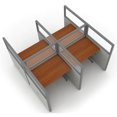 thumbnail image 2 of OFM RiZe 2 x 2 Privacy Workstation Unit in Beige and Maple, 2 of 7
