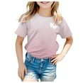 thumbnail image 1 of TZEWGL Chemise Mignonne pour Tout-Petit Été Manches Courtes Col Rond Imprimé Graphique Blouse Basique pour Bébés Taille 10-11T, 1 of 4