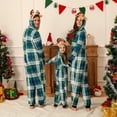 thumbnail image 5 of GYRATEDREAM Christmas Pajamas for Family Matching Cute Long Sleeve Couples Soft Sleepwear One Piece Funny Christmas Pjs Sets, 5 of 11