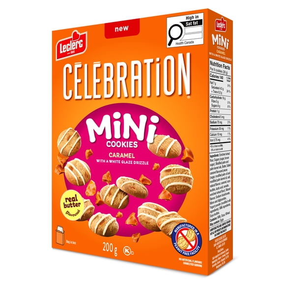 Mini Biscuits Caramel Drizzle Blanc Celebration