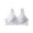 Gray, variant on Fsgntruao Front Closure Bras for Women Plus Size Front Button Bras Full Coverage No Underwire Wireless Push Up Bra Comfort Sleeping Bra Everyday Bras