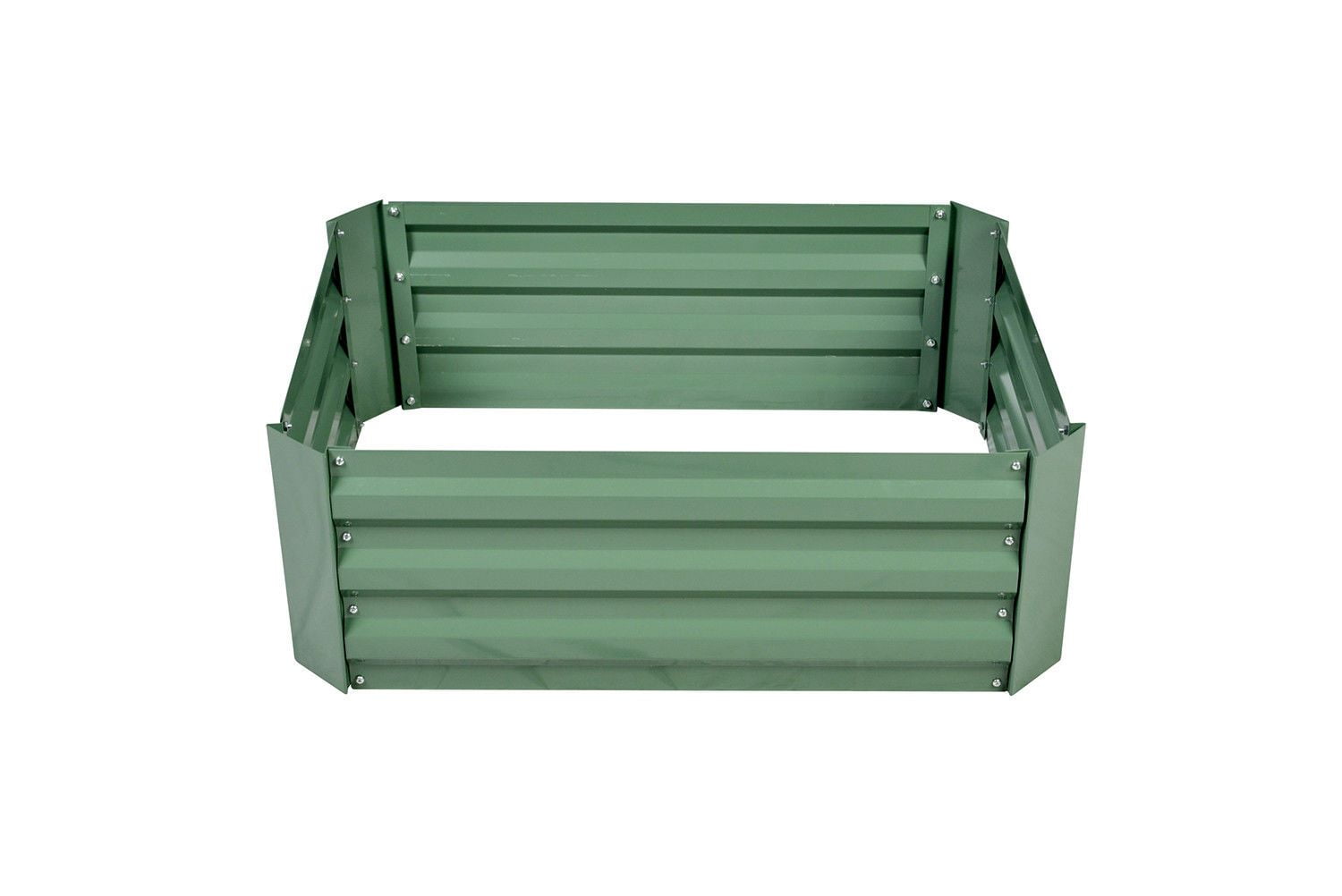 Galvanized Metal Raised Garden Bed Patio Vegetable Flower Planter Gardening by