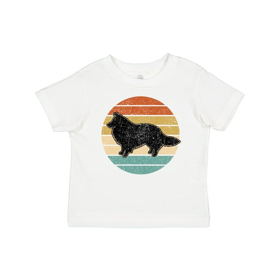 Inktastic Sheltie Dog Gift Retro Boys or Girls Baby T-Shirt
