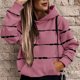 thumbnail image 2 of Gibobby Sudadera con cierre mujer, Sudadera con Capucha de Gran tamaño, Sudadera con Capucha para Mujer(Rosa caliente,XG), 2 of 5