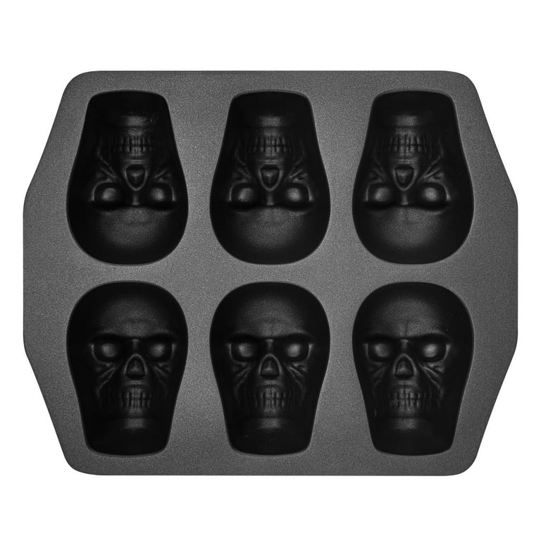 Wilton Silicone Skull Mold 6 Cavity