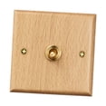 thumbnail image 2 of veasfak Wood Lighting Switch Plate Easy Installation Outlet Panel for Bar Cafe House Single Lever, 2 of 9