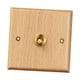 thumbnail image 2 of Placa de interruptor de iluminación de madera, cubierta de toma de corriente, utilidad, fácil instalación, decoración del hogar Palanca única, 2 of 9