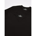 thumbnail image 2 of Calvin Klein Men's Black 3-pack Stretch V-neck Tees, XL, 2 of 5
