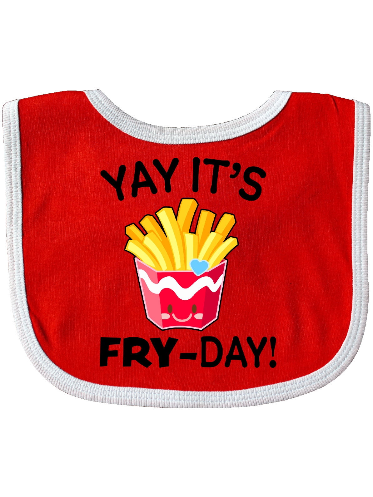 Yay Its Fry Day with Cute French Fries Baby Bib