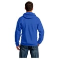 thumbnail image 4 of Port & Company Tall Essential Fleece Pullover Hooded Sweatshirt-2XLT (Royal), 4 of 6