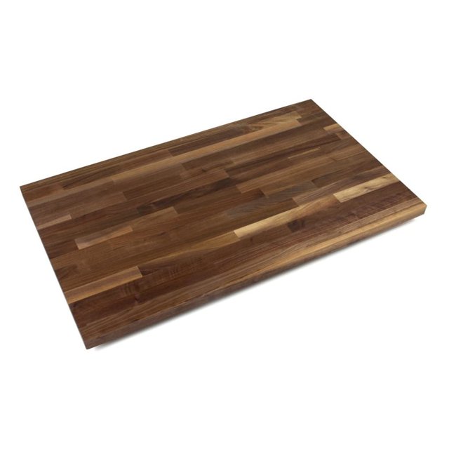 John Boos 60 x 30 Inch Walnut Wood Countertop with Food Safe Varnique Finish