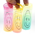 thumbnail image 3 of 12PCS Children's Colorful Spring Ring Toys Mini Smiling Face Elastic Rainbow Ring Magic Toys Children's Birthday Party Gifts, 3 of 6