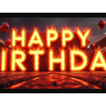 thumbnail image 4 of Neon Style Happy Birthday Banner with Racing Track Elements Party Decoration Backdrop for Birthday Party Celebrations Photography Props Decorations, 4 of 8