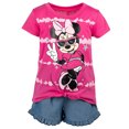 thumbnail image 2 of Disney Minnie Mouse Infant Baby Girls Graphic T-Shirt & Shorts Pink 12 Months, 2 of 5