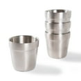 thumbnail image 2 of nCamp 4-Pack 6 Oz Stainless Steel Stackable Camping Cup Set w/Carry Bag, 2 of 8