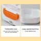 thumbnail image 5 of Advancent Bento Box eléctrico de acero inoxidable, contenedor de alimentos multifunción extraíble de 1,2 l, calentador 2 en 1 para Electrodomésticos Rosado 110 V/EE. UU., 5 of 6