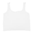 thumbnail image 7 of Wang6 Cropped Ribbed Tank Tops for Women Causal Sleeveless Scoop Neck Summer Tops Trendy Solid Knit Slim Workout Yoga Tops Shirts Clothes White S, 7 of 7