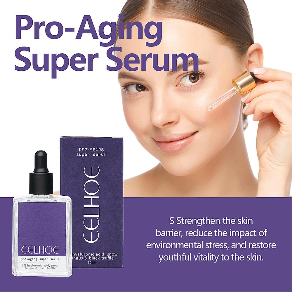 Pro-Aging Super Serum - Hyaluronic Acid and Collagen Face Serum ...