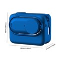 thumbnail image 3 of Bolsa de cámara Funda de cámara de silicona Mini bolsa de almacenamiento para Insta360 GO3 (Azul), 3 of 5