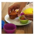 thumbnail image 1 of Moldes de silicona liwang para tartas muffins cupcakes juego de 24 moldes reutilizables, 1 of 2