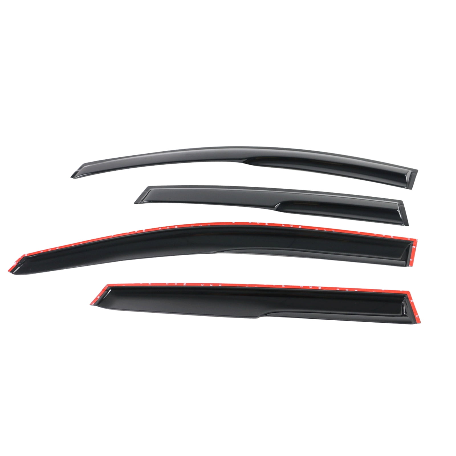 Ikon Motorsports Compatible with 12-16 Honda CRV MU Style Acrylic Window Vent Visor Deflector Rain Guard 4Pc Outside Mount 2012 2013 2014 2015 2016