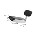 thumbnail image 2 of SHINYPASING 1 Set Kid Bike Seat with PU Material for Comfortable Cycling and Support, 2 of 8