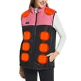 thumbnail image 3 of Heated Vests for Women 21 Heat Zones Fast Warm Up Vest V Neck Heated Vest Winter Outdoor Cold Proof Warm Sleeveless Jacket Regular Fit Vest Women, 3 of 8