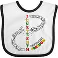 thumbnail image 3 of Inktastic Juneteenth-celebrating Freedom Breaking Chains Boys or Girls Baby Bib, 3 of 4