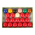 thumbnail image 1 of ASKA SB01A Ensemble de Balles de Snooker Grade A - 22 Balles de Piscine Régulières de Qualité Supérieure 2-1/4 Pouces avec 15 Rouges et 6 Couleurs de Pointage, 1 of 5