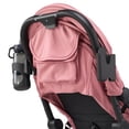 thumbnail image 6 of Parent's Choice Quick Fold Baby Stroller with Full-reclining Backrest, Compact and Lightweight Design for travel convenience, Dusty Rose, Pink, 6 of 13