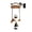 A, variant on QuickGo Halloween Swing Ghost Doorbell, with Pumpkins Decor, Gothic Style Trick or Treat Sign, for Farmhouse Front Porch Outdoor Decoration