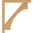 thumbnail image 3 of Ekena Millwork 3 1/2"W x 42"D x 48"H Westlake Block Smooth Bracket, Western Red Cedar, 3 of 4