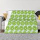 thumbnail image 1 of Fotbe Green Lemon Slices Manta de Franela con Estampado, Manta Ultrasuave para Cama, Sofá, Auto, Hipoalergénica y Antibolitas-80"x60", 1 of 6