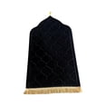 thumbnail image 4 of Irregular Prayer Rug Portable Blanket for Cafe Indoor Office Living Room Holiday Black, 4 of 9